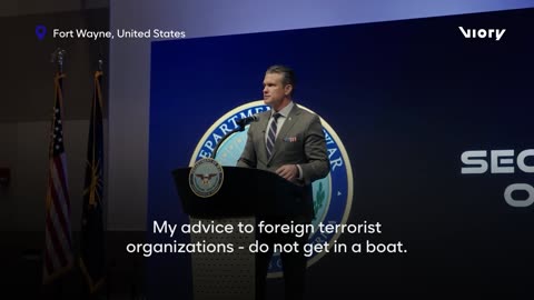 'My advice to terrorists: don't get in a boat' - Hegseth promises to 'kill' drug traffickers