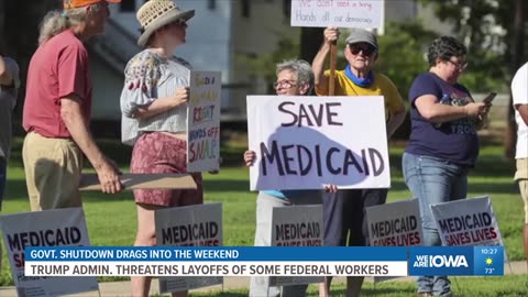 Government shutdown takes hold with mass layoffs looming, no end in sight