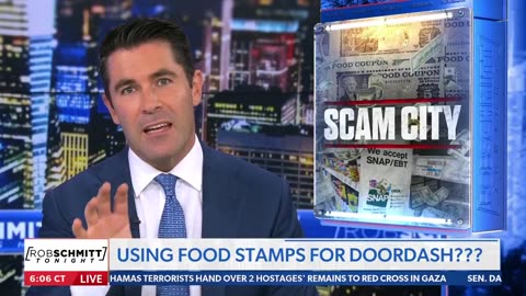 Rob Schmitt | Using Food Stamps for Door Dash⁉️