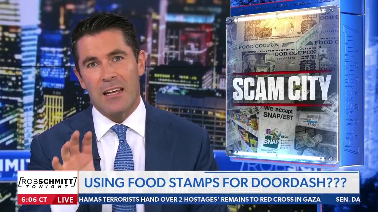 Rob Schmitt | Using Food Stamps for Door Dash⁉️