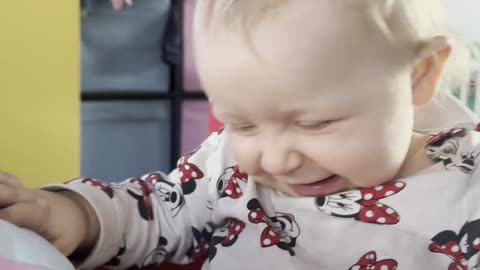 What Sound Did Baby Kayla Just Make?! 🤔😂 (Hiccups?)