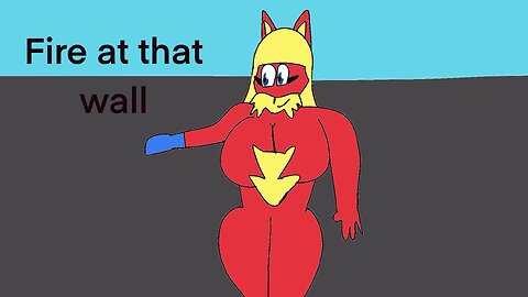 Red blasts red pill wall