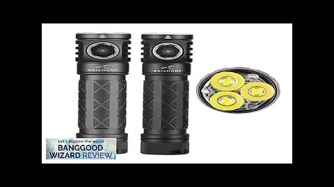 SKILHUNT EC200 XP-G4 CW 6500K 2250LM Flashlight USB-C Rechargeable LED Flashlight Review