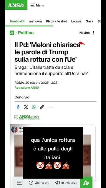 la notizia del giorno