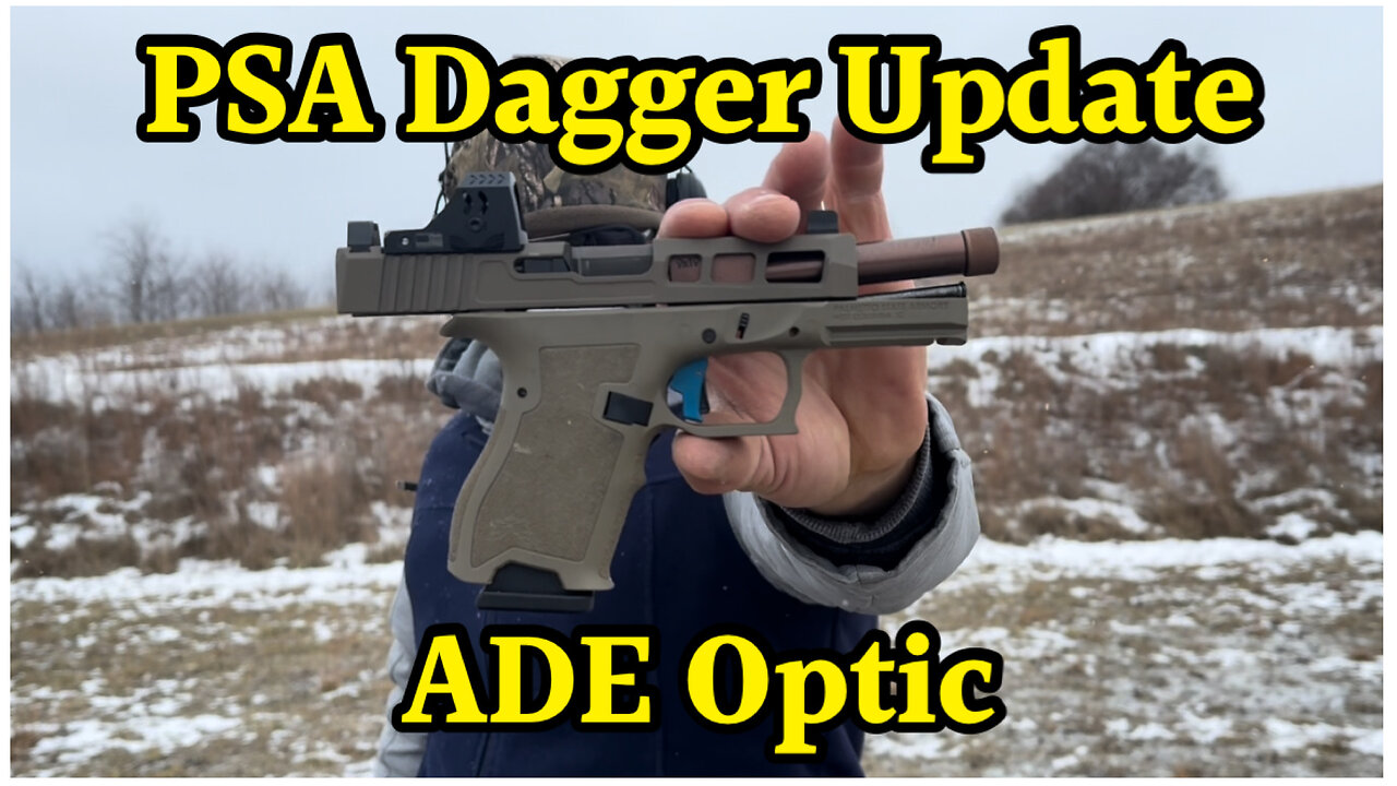 Update on the PSA Palmetto State Armory Dagger and Trumpet from ADE Optics Update Video 2025 #Rumble