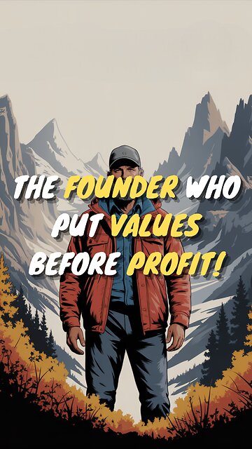 The Founder Who Put Values Before Profit! #Shorts #Patagonis #YvonChouinard #StartupStory #BestSoln