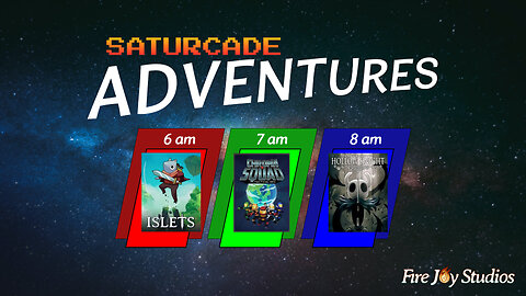 📺🌄 SATURCADE ADVENTURES is back! Saturday Morning Cartoon Feels and Gaming Fun