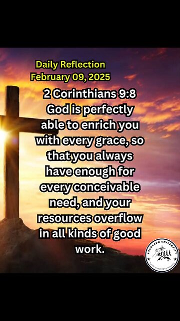 Daily Reflection February 09, 2025