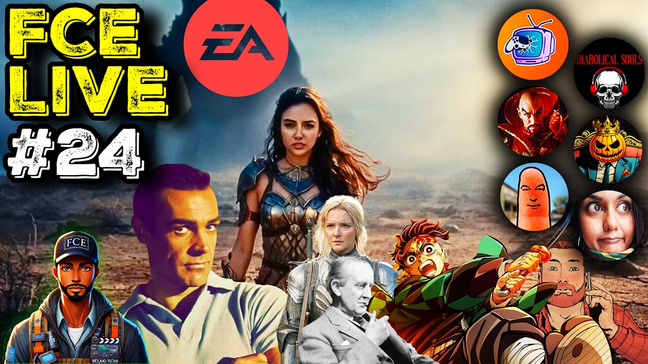 FCE Live #24 - SAG-AFTRA VS AI, EA IS HALAL, BOND CHANGES, TOLKIEN CONTROVERSY, & MORE