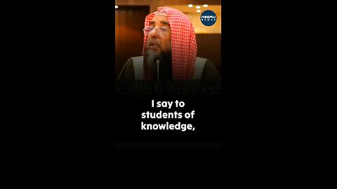 The Opinion of the Student Sh.Sulayman Al-Ruhayli حفظه الله