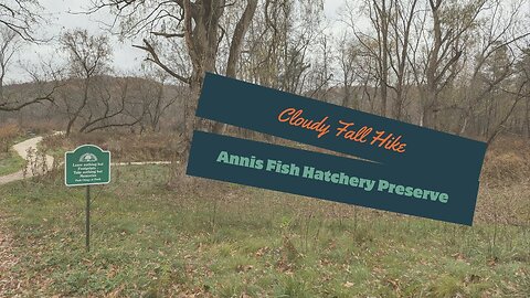 Annis Fish Hatchery Preserve, Cloudy Fall Hike | Full Hike POV | Nature ASMR | Courtland Twp, MI