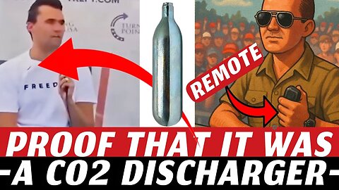 NEW PROOF That Charlie Kirk Was Dropped By HIGH PRESSURE CO2 Pellet Gun Under His Shirt