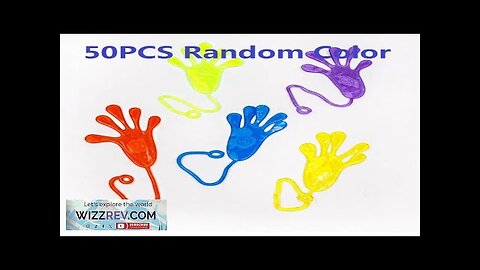 5-50 Pcs Kids Funny Sticky Hands toy Palm Elastic Sticky Squishy Slap Review