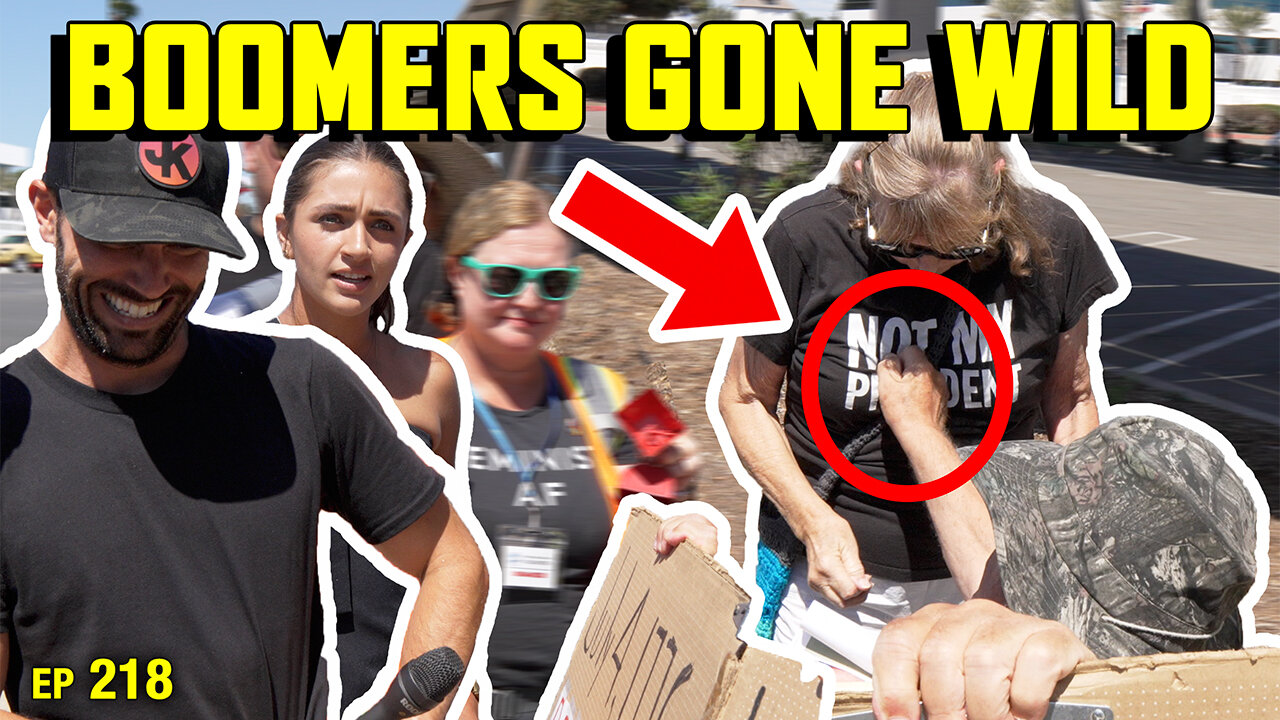 Anti-Trump Protester HITS Grandma Thinking She’s With Us