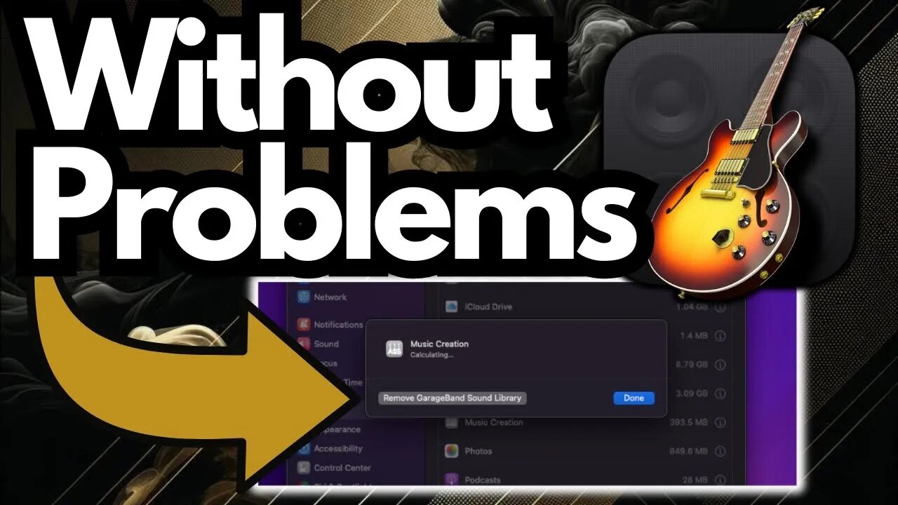 How To Delete GarageBand & Its Sound Library