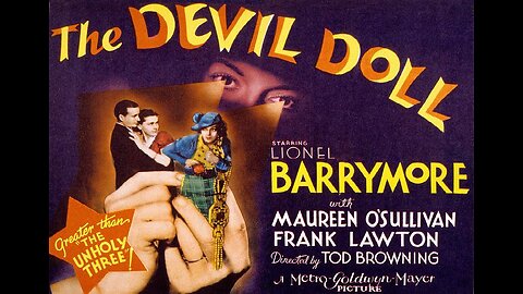 THE DEVIL DOLL 1936 Rare Horror Film Starring a Vengeful John Barrymore FULL MOVIE in HD