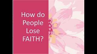 March 6 (Year 4) How do people lose FAITH? - Tiffany Root & Kirk VandeGuchte