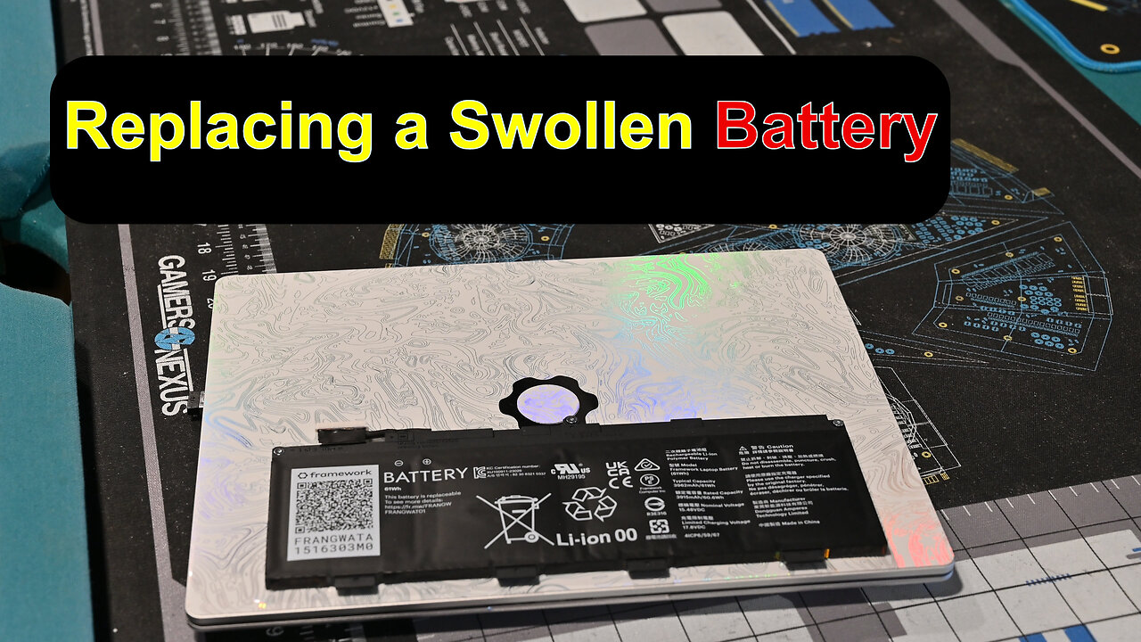 Replacing a Swollen Battery | Framework 13
