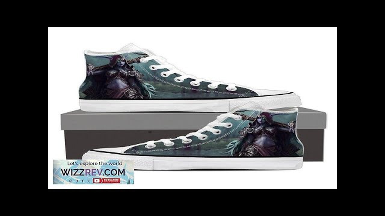 World of Warcraft Sylvanas Windrunner Canvas High-Top Sneakers Review