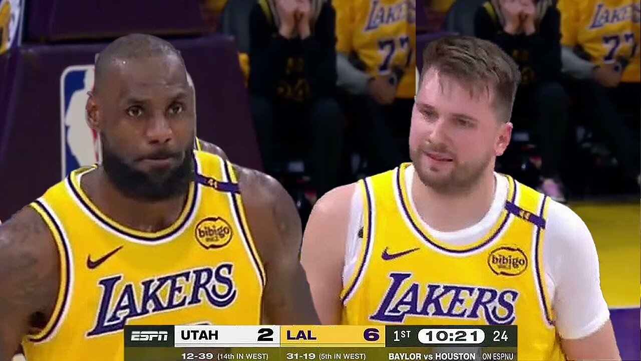 Luka Doncic Full First Minutes With LeBron James and Los Angeles Lakers