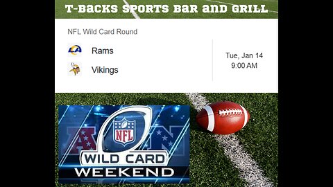 T-Backs Sports Bar and Grill Sports Schedule and free beer/soda for Tuesday Jan 14, 2025