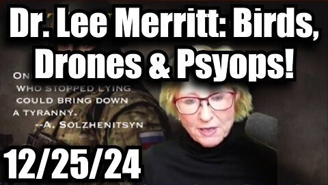 Dr. Lee Merritt SHOCKING INTEL- Birds, Drones, & Psyops!