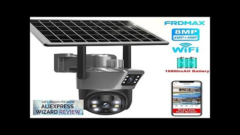 8MP 4K WiFi Solar Camera Outdoor Wireless CCTV Surveillance Camera With Solar Review