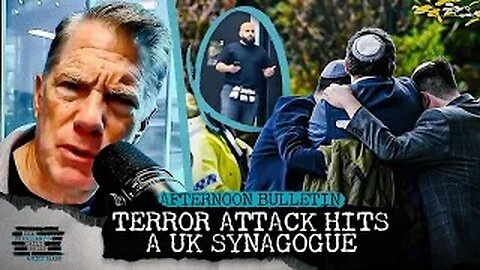 Terror Attack Hits A UK Synagogue & Gaza Flotilla Ends at Sea 
