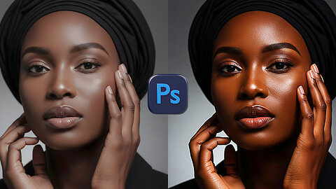 How to Sharpen Image & Enhance Skin Tone: #photoshop #tutorial