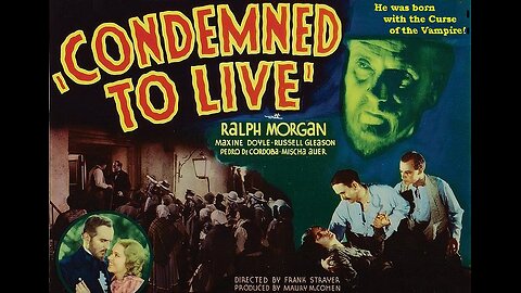 CONDEMNED TO LIVE 1935 Man Believes He was Born to be a Vampire FULL MOVIE Enhanced VHS