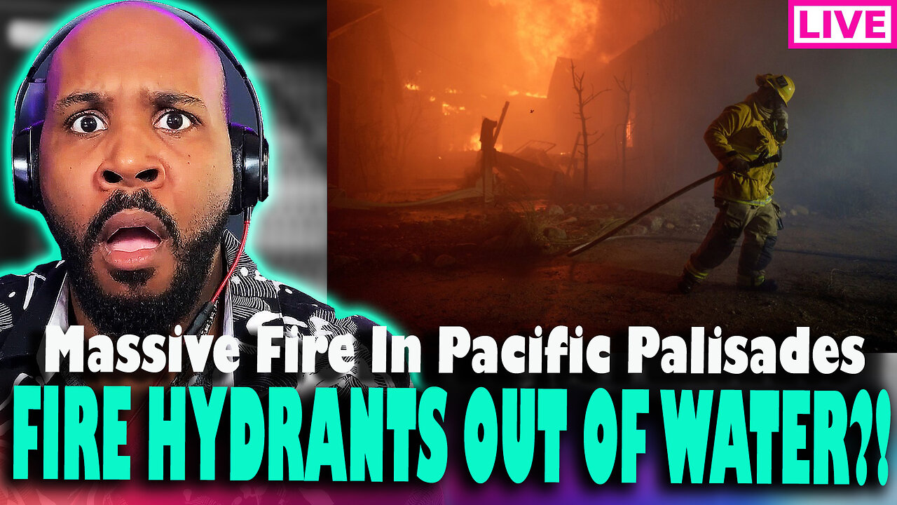 MASSIVE FIRE! Pacific Palisades Wildfire Rapidly Grows In California