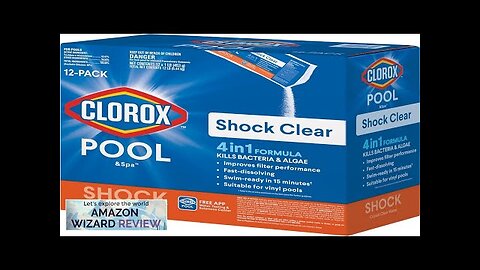 Clorox® Pool&Spa™ Shock Clear for Crystal Clear Swimming Pool Water Swim-ready in Review