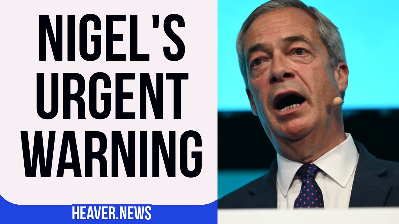 Farage Issues URGENT Warning To Britain