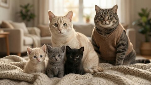 The Smallest Kitten Finally Finds His Family 🐾