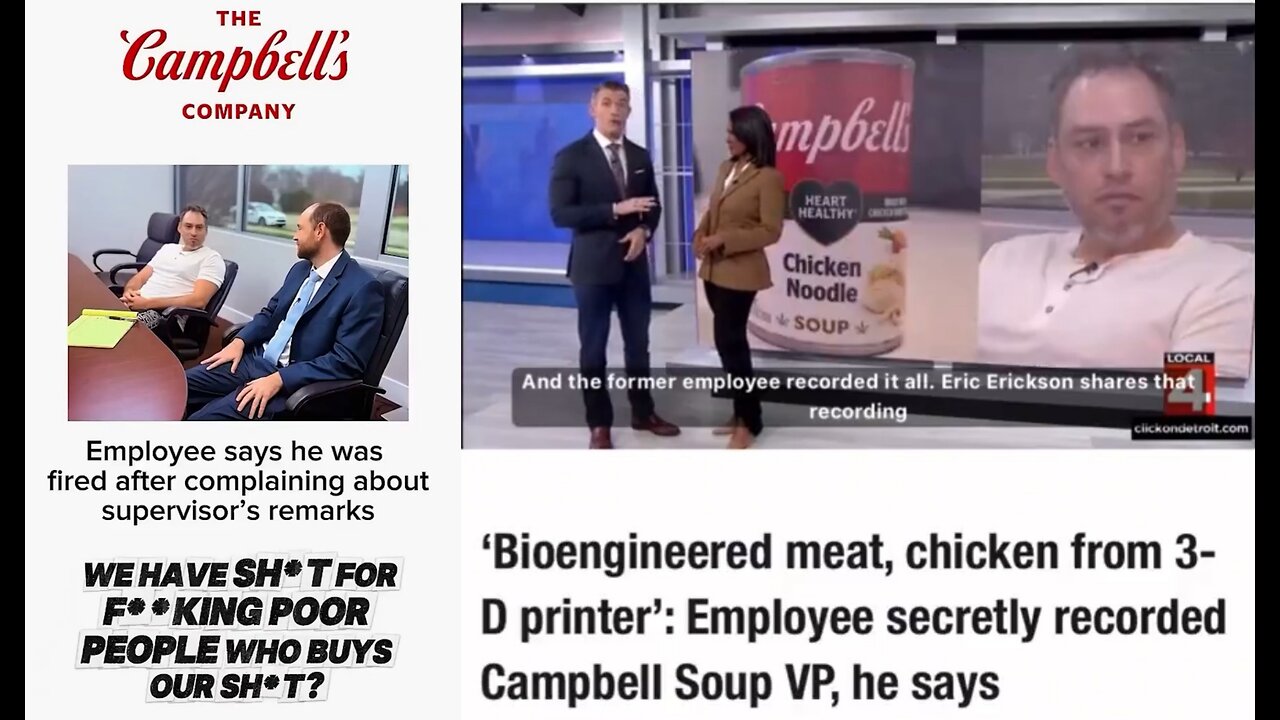 Campbell’s Soup Exec CAUGHT on Tape Trashing Poor Customers Who Buy Their Products!