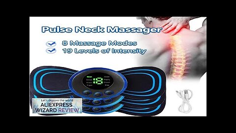 Electric Neck Massager 8 Modes 19 Levels Muscle Massager Beauty Health Portable Review