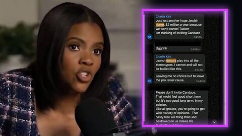 VIDEO: Candace Owens Vindicated? Popular Talk Show Host Releases Texts Proving Charlie Kirk Was Planning To Officially Leave The Israel First Movement Days Before His Death