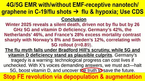 Covert Depopulation with 4G/5G & EMF-Receptive Nanotech/Graphene in C-19/Flu Shots | Anders Brunstad