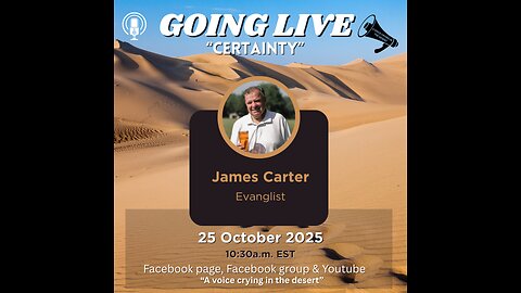 Saturday Live CERTAINTY– The Promises of God in Hebrews 6