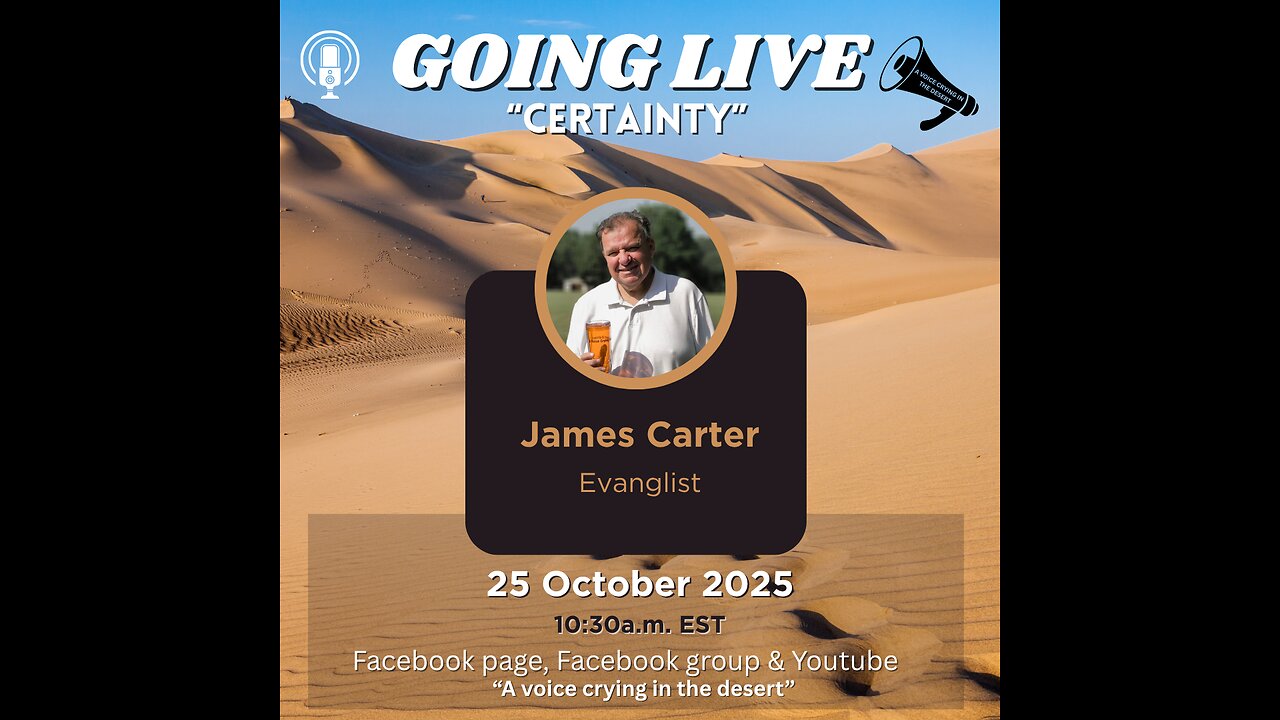 Saturday Live CERTAINTY– The Promises of God in Hebrews 6