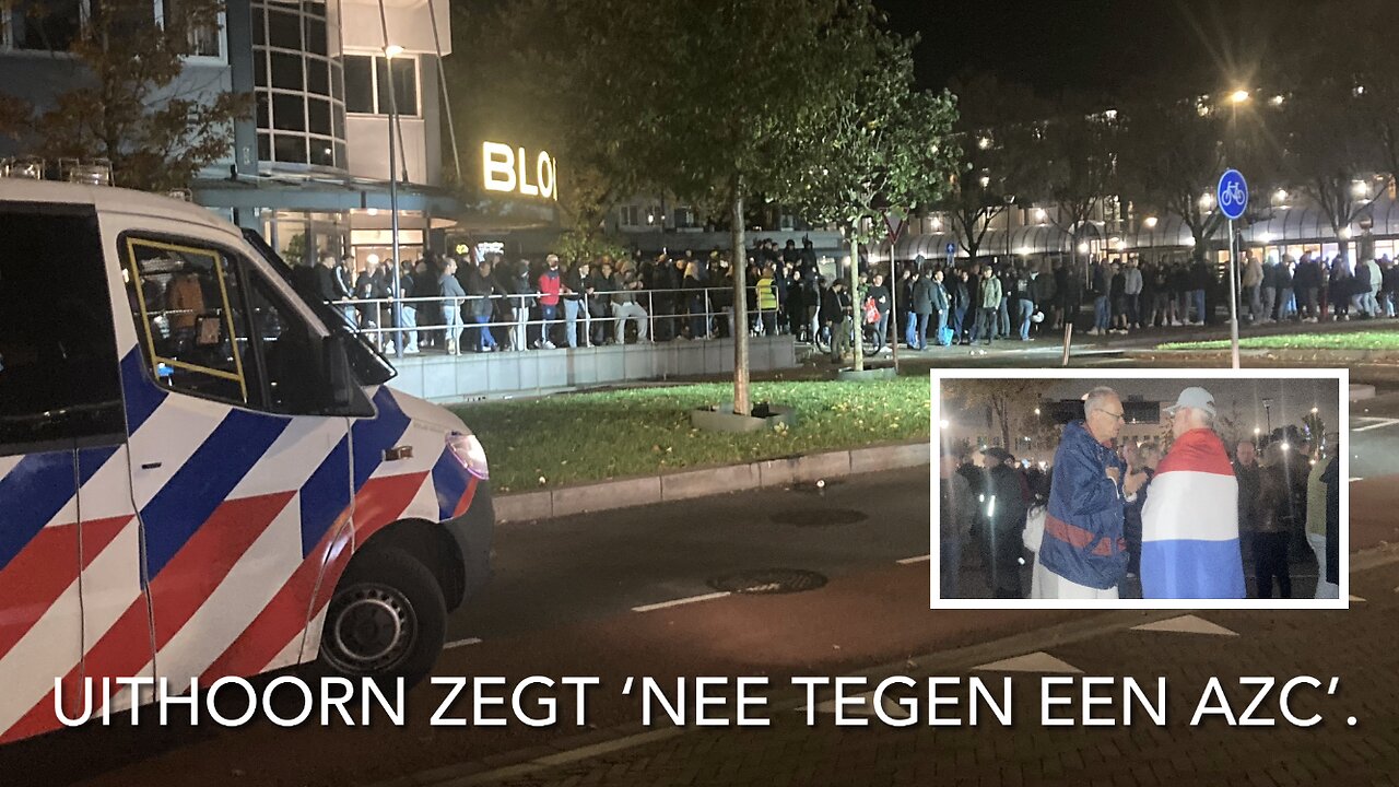 Uithoorn zegt ‘Nee tegen AZC’ - Vredig Verloop, Maar Eindigt in Confrontatie met Politie!