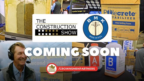 COMING SOON on The Construction Show | BMK Products Filmed at The Utility Expo | Fast-Setting Foam