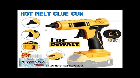 Cordless Electric Handheld Hot Glue Gun Repair DIY Tool Hot Melt Welding Review