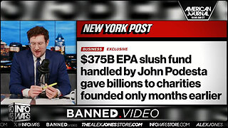 BREAKING: $375 BILLION EPA Slush Fund- This Open Theft Cannot Go Unpunished!