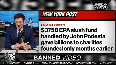 BREAKING: $375 BILLION EPA Slush Fund- This Open Theft Cannot Go Unpunished!