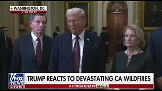 Trump: California Wildfires Are A Tragedy Caused By Newsom