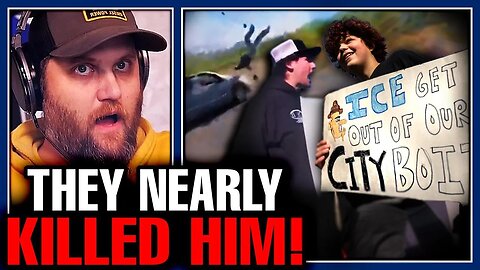 STUDENTS RUNS OVER MAN AT ANTI-ICE PROTEST!