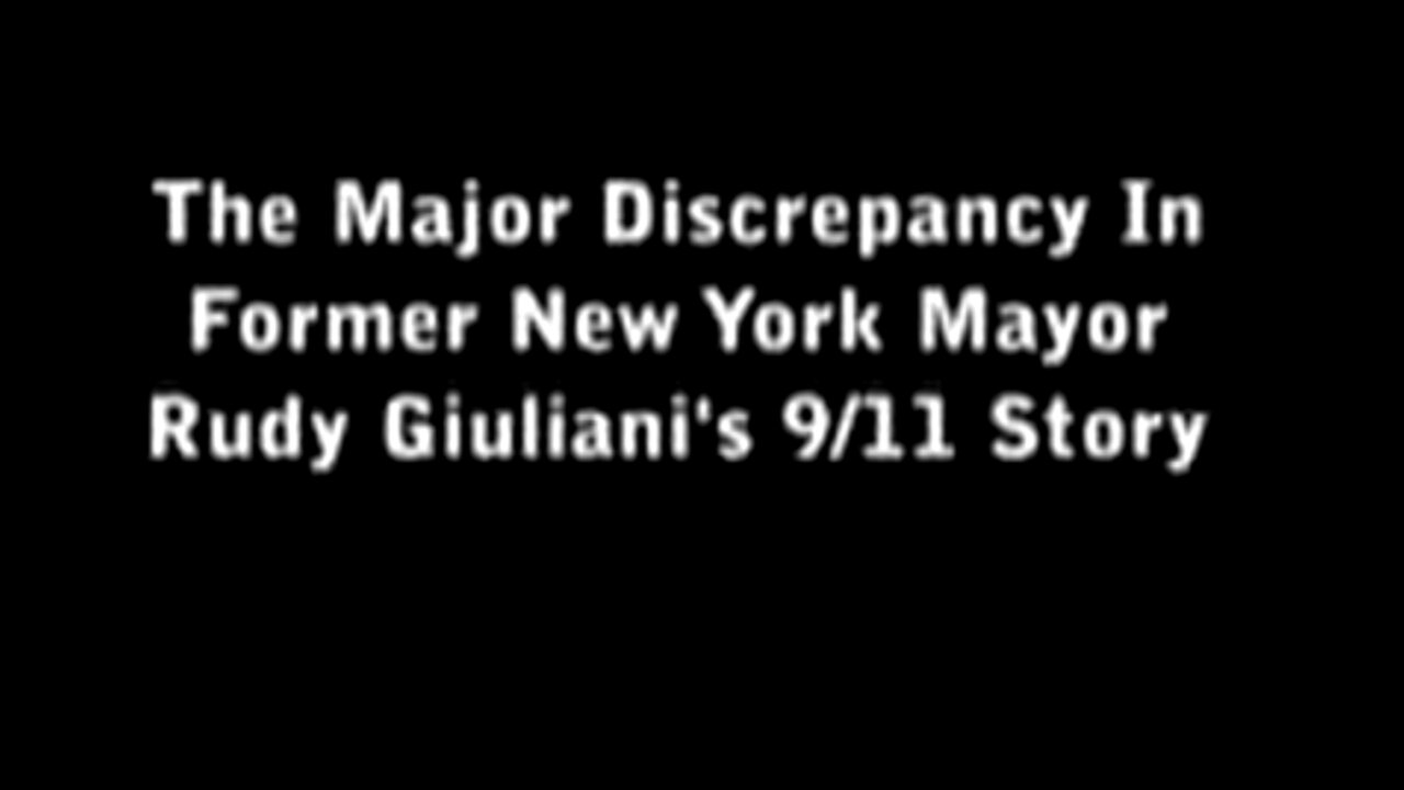 TRUMP PARDONS GIULIANI OF THE DEEP STATE WHO COVERED UP AND LIED ABOUT 9/11