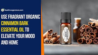 Use fragrant Organic Cinnamon Bark Essential Oil to elevate your mood and home