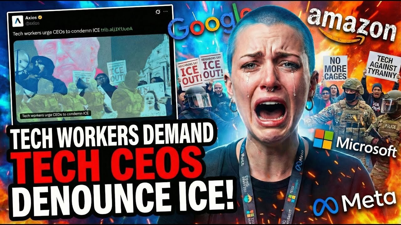 Tech Workers DEMAND Their CEOs Publicly Denounce ICE! | Clownfish TV